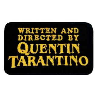 Written And Directed By Quentin Tarantino Patch Pulp Fiction Movie Embroidered