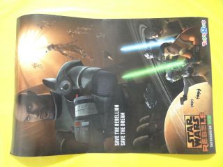Star Wars Rebels Poster Collectors Item From Toys R Us 20 " X 14 "