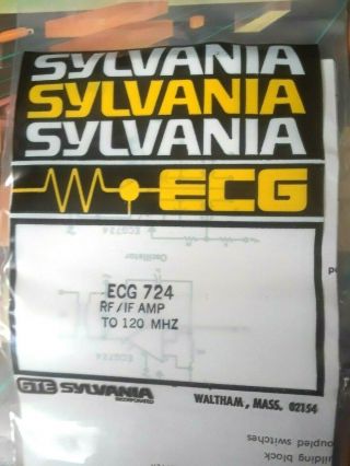 Ecg724 Integrated Circuit Repl Nte724 P