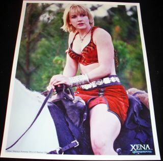 Gabrielle Of Xena Warrior Princess On Horse Back Picture 8 " X10 " Photo