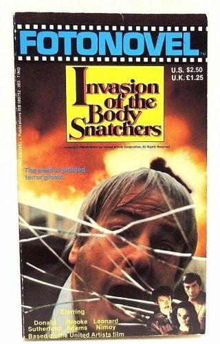 Invasion Of The Body Snatchers Fotonovel - Movie Picture Paperback Book 1979