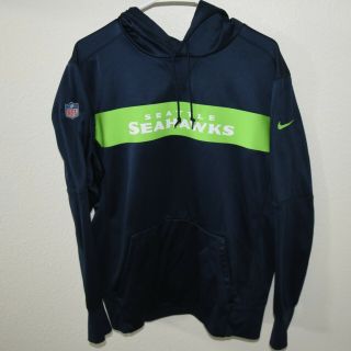 Official Nike On - Field Seattle Seahawks Team Issued Hoodie Mens Medium