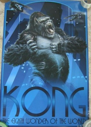 King Kong 24x36 Poster With 1933 Movie Score Lp By Max Steiner