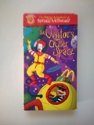 The Wacky Adventures Of Ronald Mcdonald (vhs) Vol 3: The Visitors From Outerspace