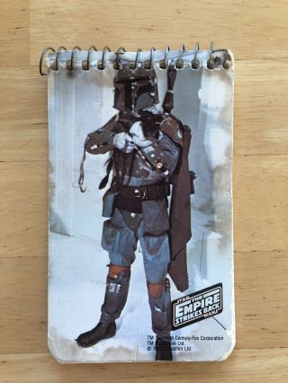 1980 Star Wars Boba Fett Empire Strikes Back Notebook - Mandalorian Armor