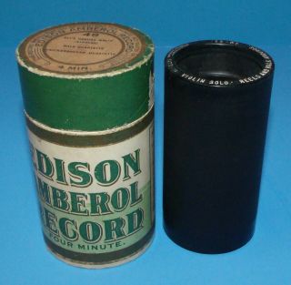 Edison Amberol 4 Min Cylinder - Reels And Walk Arounds 4m - 42