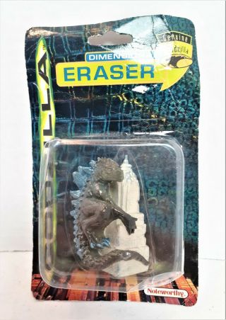 Godzilla Dimensional Eraser Noteworthy Vintage Nos 1998 Gz2148b 2012