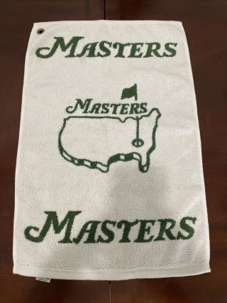 Augusta National Masters Golf Towel Green/white