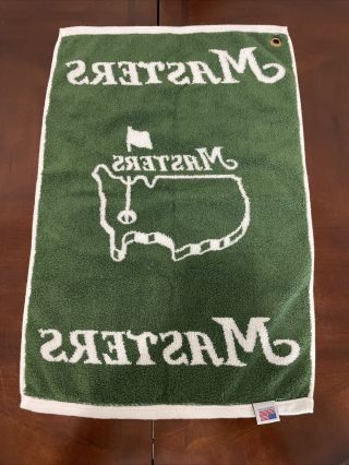 Augusta National Masters Golf Towel Green/White 2