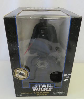 Vintage 1996 Lucasfilm Star Wars Darth Vader Electronic Talking Bank