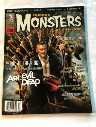 Famous Monsters Of Filmland 282 A Cover Nm - M Nov/dec 2015 Evil Dead