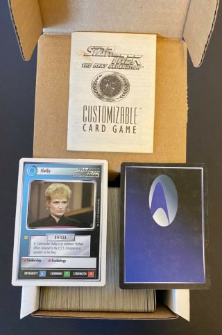 1994 Star Trek - The Next Generation Customizable Card Game 225 Cards