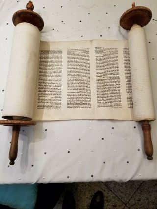 SEFER TORAH POLAND or CENTRAL EUROPE EARLY 20th CENTURY 4