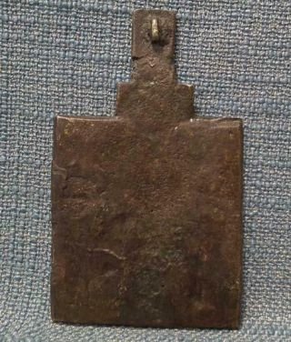 Antique Russian Orthodox Bronze Icon The Mother Of Good Joy Of All Who Sorrow 2