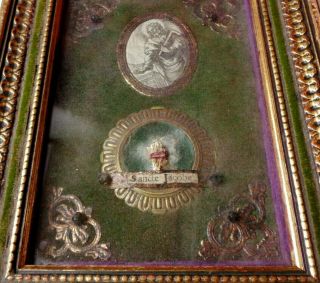 Rare Antique Reliquary With First Class Relic From Saint James
