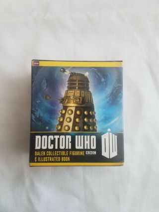 Doctor Who: Dalek Collectible Figurine Model And Illustrated Book Nib