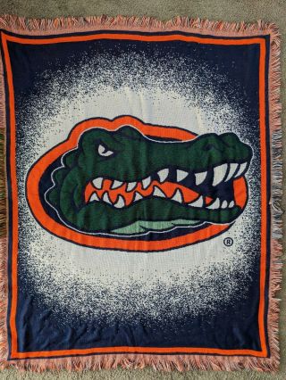 The Northwest Company Florida Gators Woven Tapestry Usa Throw Blanket 40x60