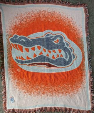 The Northwest Company Florida Gators Woven Tapestry USA Throw Blanket 40X60 3