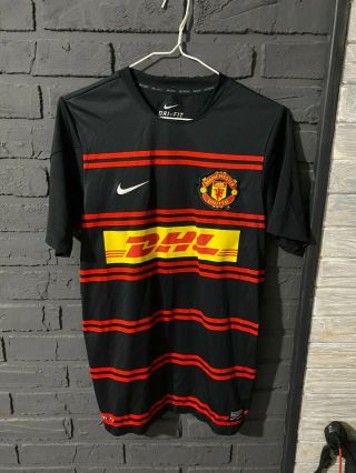 Manchester United 2012 2013 Training Nike Shirt Jersey Football Size M Dhl Rare