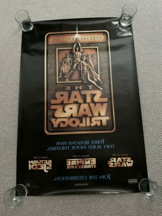 RARE Star Wars Special Edition The Star Wars Trilogy 1997 Version F Movie Poster 3