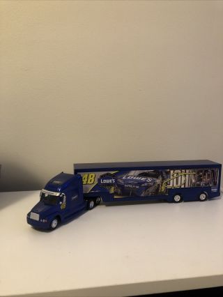 48 Team Lowes Racing Jimmie Johnson Aa Motorsports Diecast Truck And Trailer