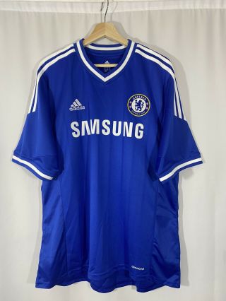 Adidas Samsung Chelsea Soccer Jersey Mens Xl Blue Climacool