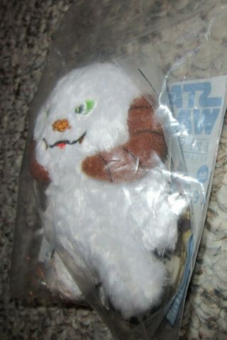 WAMPA ice creature 2005 Burger King premium Star Wars plush toy Hoth 3