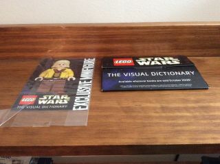 Lego Star Wars October 2009 " The Visual Dictionary " Post Cards