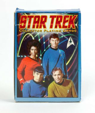 Vintage 1998 Star Trek The Series Collector Playing Cards