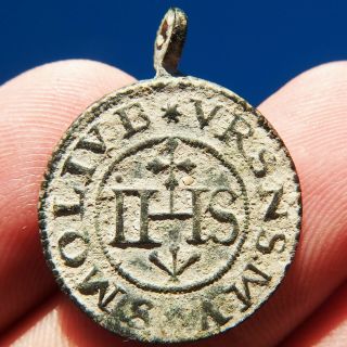 Awesome St Benedict Cross Medal Antique Exorcism Protection Against Devil Found