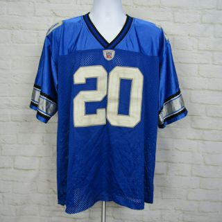Barry Sanders 20 Detroit Lions Vintage Football Jersey Size Xl Nfl Football