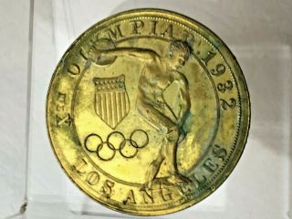 Vintage 1932 Olympics Games Los Angeles Token