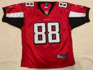 Tony Gonzalez Atlanta Falcons Red Reebok Stitched Jersey Size 50