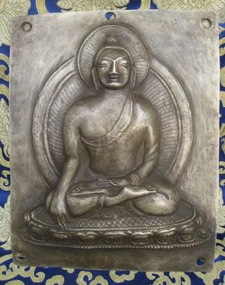 Antique Master Quality Handmade Respousse Tantrik Buddha Rupa,  Nepal