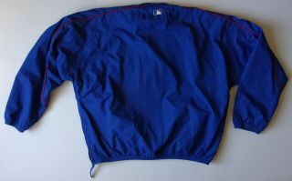Chicago Cubs Majestic 1/4 Zip Nylon Pull - over Jacket Size 2XL 2