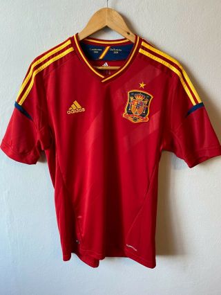 Spain 2011 - 2013 Adidas Home Football Shirt Camisa Camiseta Jersey Trikot España