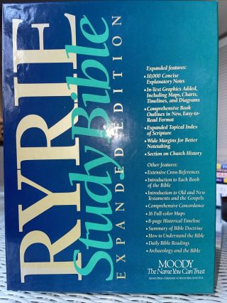 Ryrie Study Bible American Standard Expanded Edition