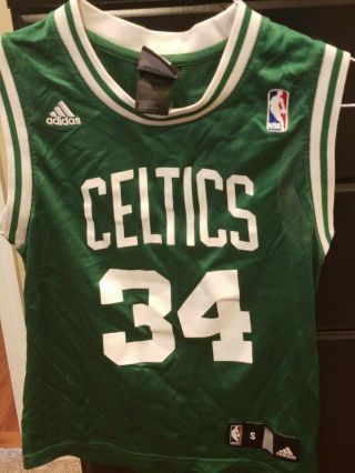 Paul Pierce Jersey Boston Celtics Size Youth Kids Small S Nba 34 Shirt