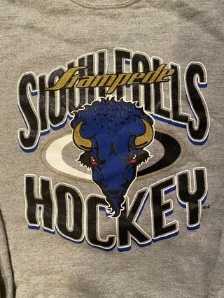 Sioux Falls Hockey Crewneck Size Large