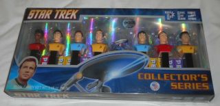 Star Trek Pez Collectors Series Limited Edition Set Of 8 82,  452 Of 250,  000