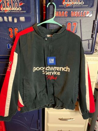 Nascar Winners Circle Dale Earnhardt Goodwrench Youth Large Jacket Black