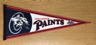 Chillicothe Paints Frontier League Collectible Souvenir Baseball Pennant Flag