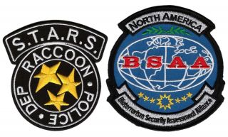 Stars Raccoon Police,  Bsaa Biohazard Resident Evil Costume Cosplay Patches
