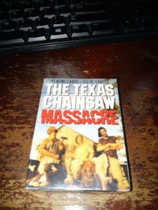 Texas Chainsaw Massacre Official 52 Card Deck.  Horror Movie Playing Cards