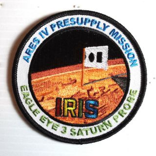 The Martian Movie Ares Iv Presupply Mission Logo 3.  5 " Deluxe Patch (marpa - 02 - D)