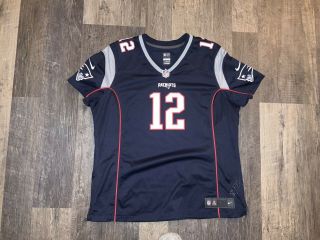 Nike Nfl England Patriots Football Tom Brady Authentic On Field Jersey Xxl W