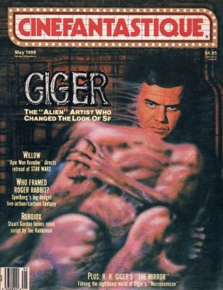Cinefantastique May 1988 H.  R.  Giger Alien Willow Robojox Who Framed Roger Rabbit