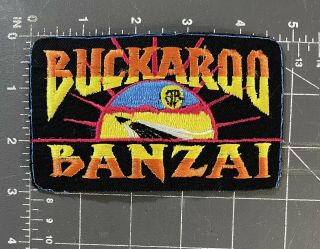 Vintage The Adventures Of Buckaroo Banzai Across The 8th Dimension Bb Logo Patch