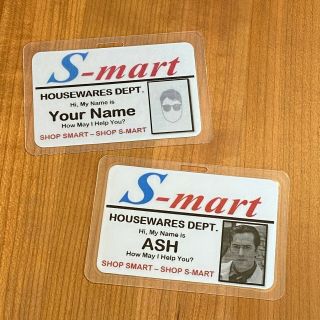 Army Of Darkness Inspired Personalized Ash Id Badge Costume Cosplay Prop