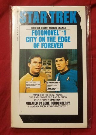 Star Trek Fotonovel 1 City On The Edge Of Forever (bantam,  1977) Near